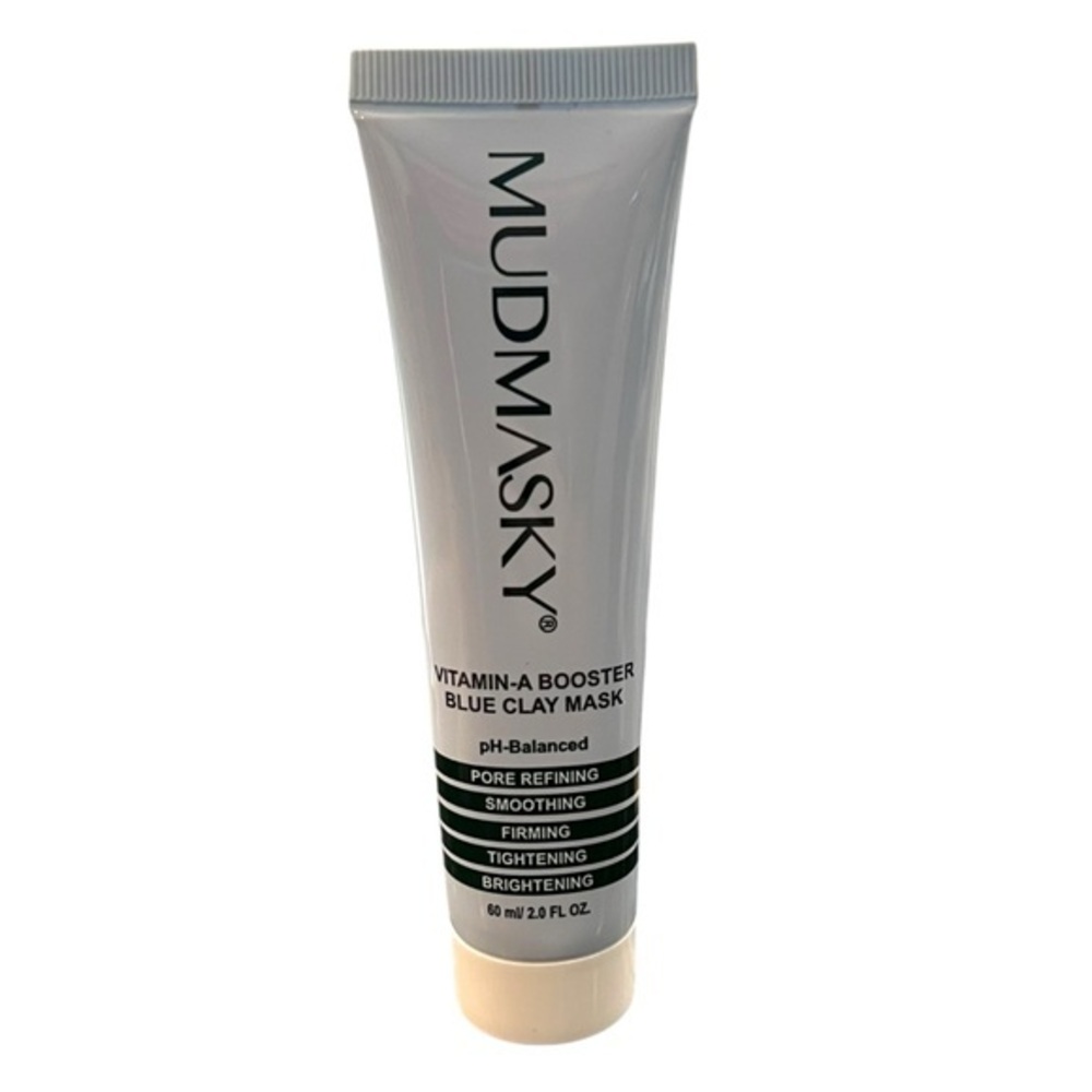 NEW Mudmasky Vitamin A Booster Blue Clay‎ Mask 60ml / 2 Fl Oz.